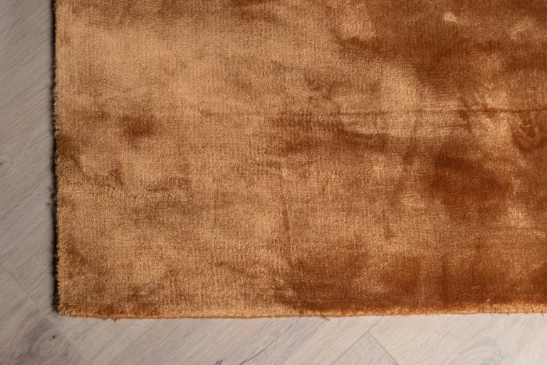 Käsitsi kootud sinepikollane viskoosvaip Indra, 250 × 350 cm - 19974-336