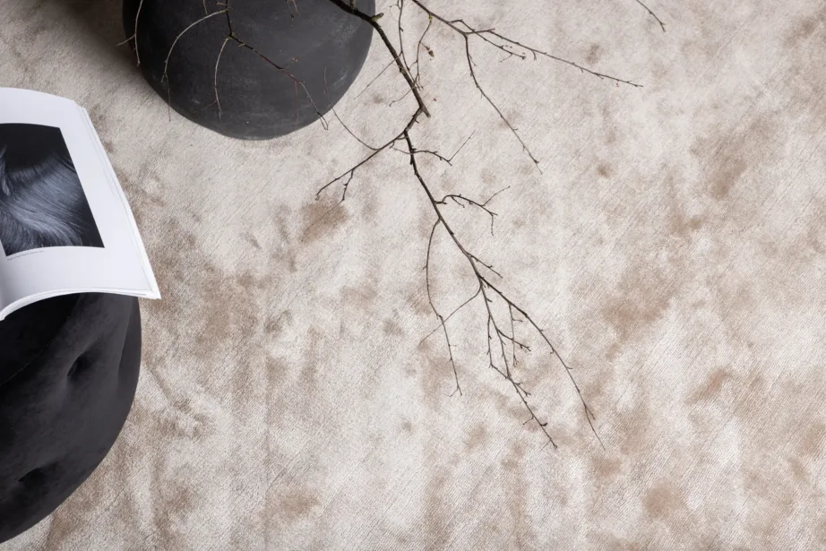 Beež ümmargune viskoosvaip Indra, ø200 cm, 19975-330 – 4