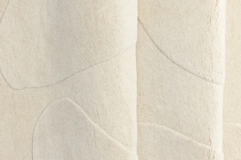 Ovaalne valge villasegu vaip Enard, 290 × 175 cm - 19977-101