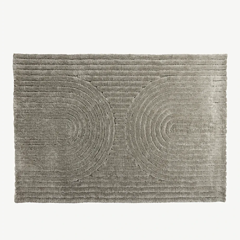 Hallikasbeež reljeefne vaip Niklas, polüestrist ja puuvillast, 290×200 cm, 19982-125 – 2