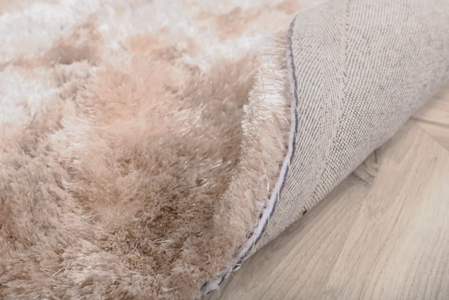 Shiva ümmargune šampanja-toonis shaggy vaip, ø 200 cm, 19983-340 – 5