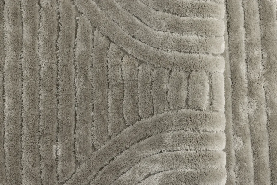 Ümmarguse soonmustriga vaiba Niklas hallikasbeež (ø 200 cm), 19984-125 – 5