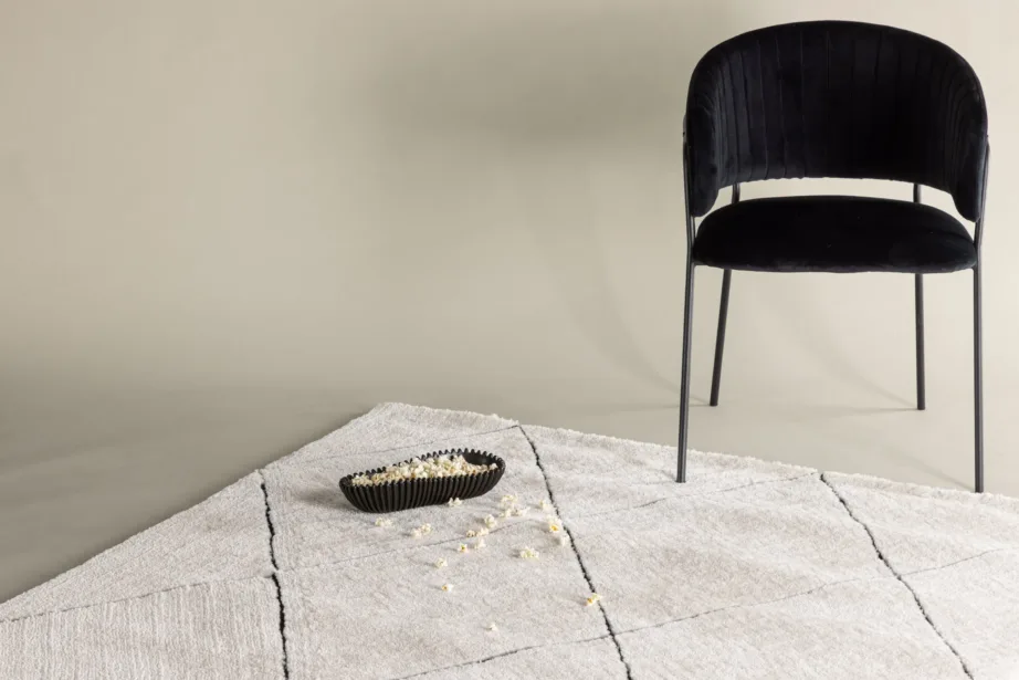 Patrik polüester-puuvillane valge rombmustriga vaip, 200 × 290 cm, 19985-110 – 3