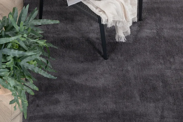 Undra tumehall siidiselt pehme elutoa vaip (250 × 350 cm, polüester-puuvill) - 19987-335