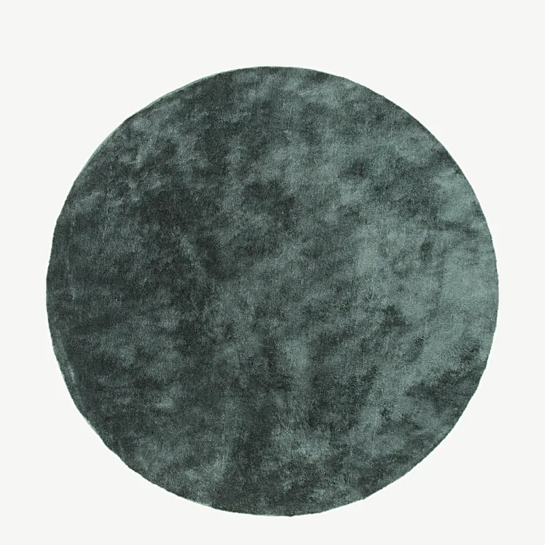 Ümmargune metsaroheline vaip Undra (Ø 200 cm, polüester-puuvill) - 19988-334