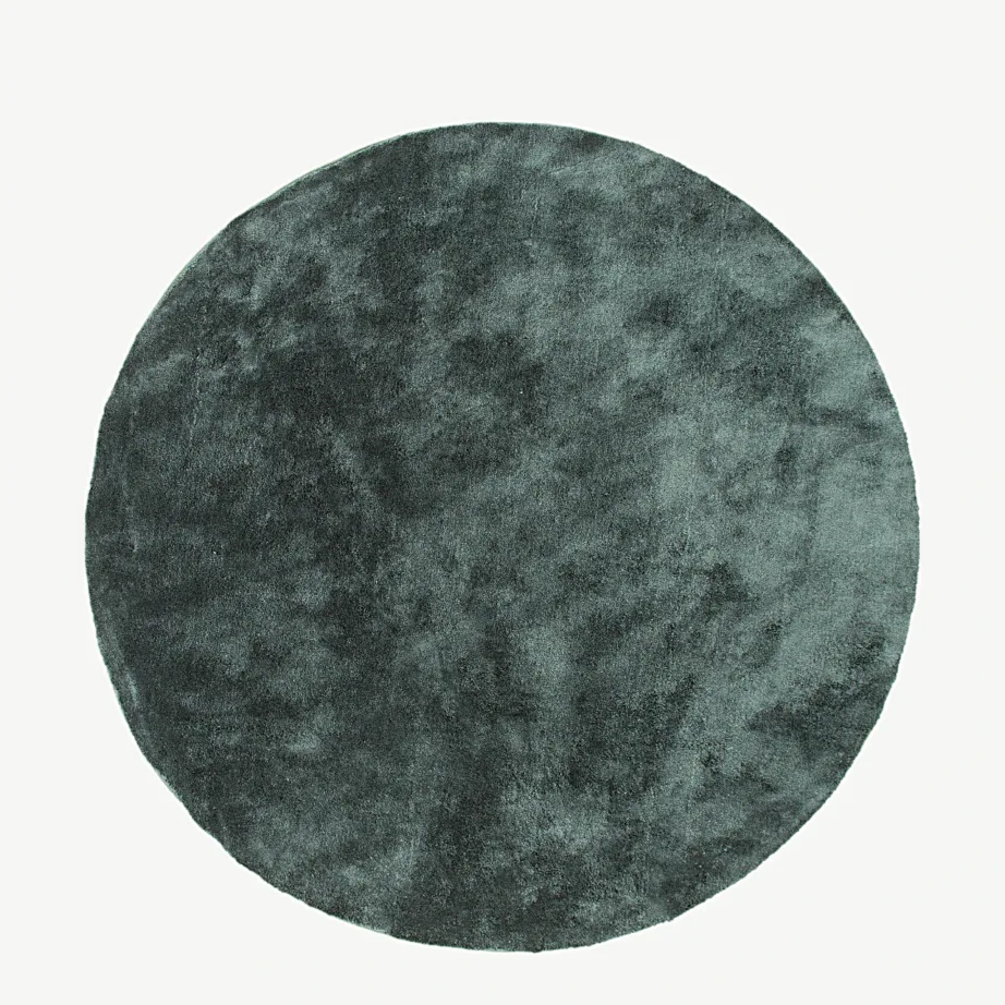 Ümmargune metsaroheline vaip Undra (Ø 200 cm, polüester-puuvill), 19988-334 – 2