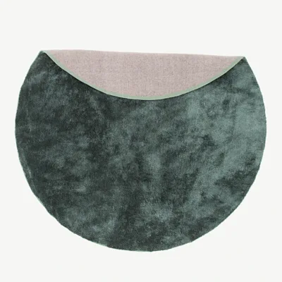 Ümmargune metsaroheline vaip Undra (Ø 200 cm, polüester-puuvill) - 19988-334