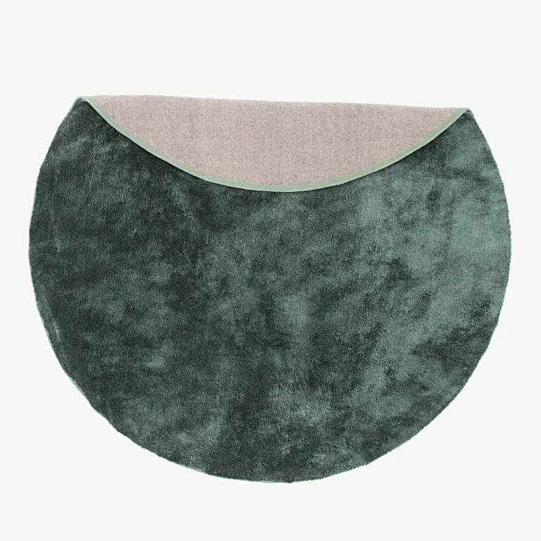 Ümmargune metsaroheline vaip Undra (Ø 200 cm, polüester-puuvill) - 19988-334