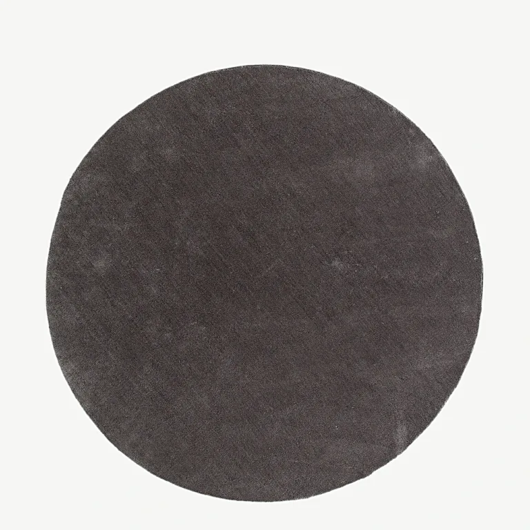 Undra tumehall ümmargune vaip (polüester-puuvill, ø200 cm) - 19988-335