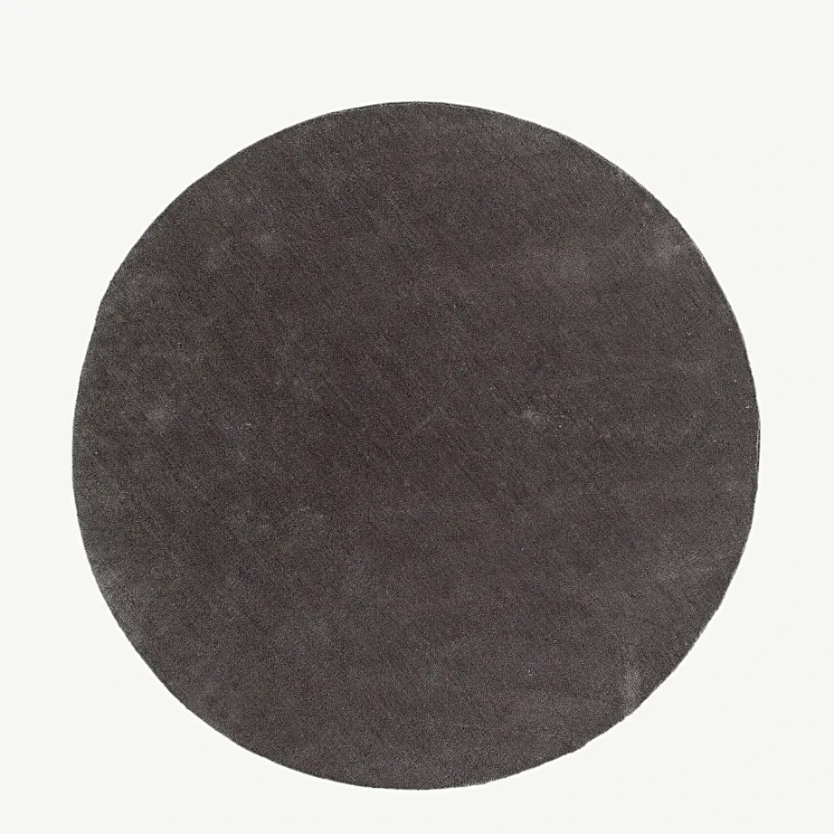 Undra tumehall ümmargune vaip (polüester-puuvill, ø200 cm), 19988-335 – 2