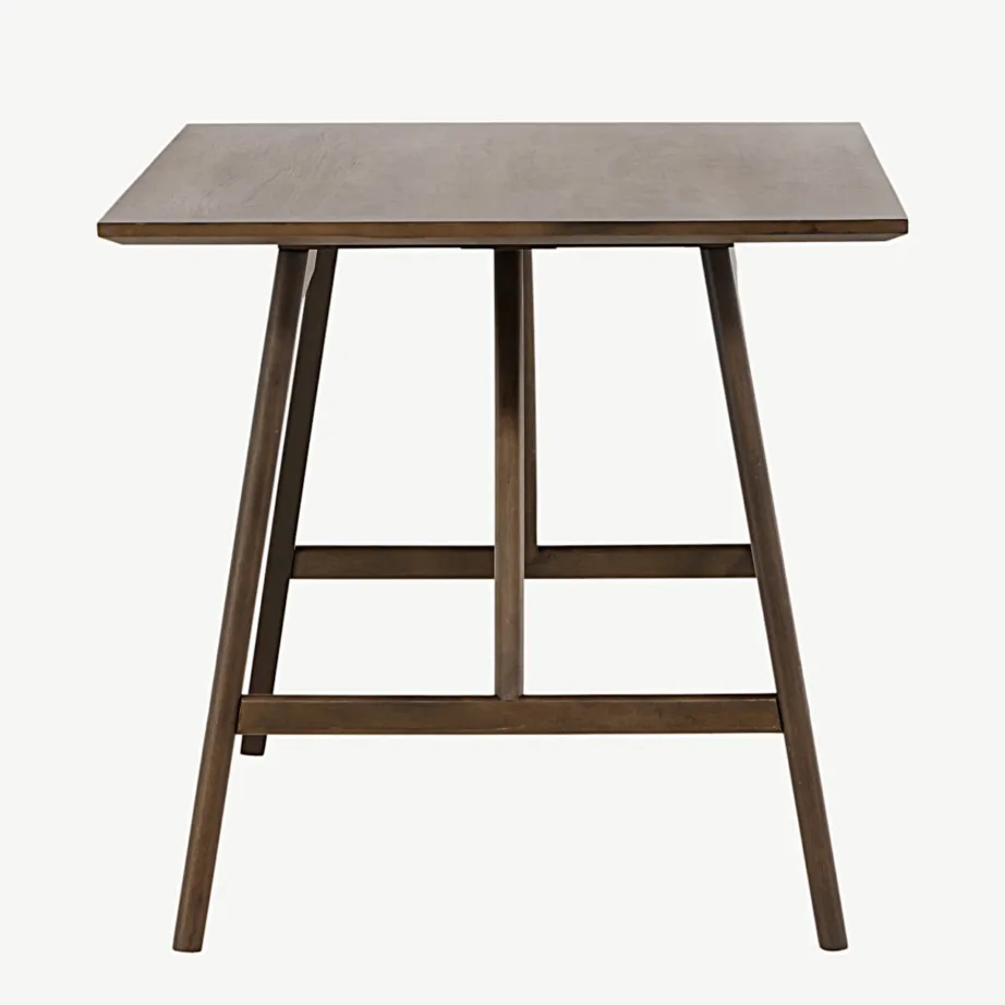 Tumepruun ristkülikukujuline söögilaud Kaseidon, MDF ja kummipuit, 120 × 80 cm, 19996-016 – 2