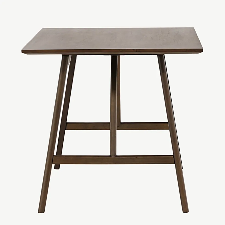 Tumepruun ristkülikukujuline söögilaud Kaseidon, MDF ja kummipuit, 120 × 80 cm, 19996-016 – 7