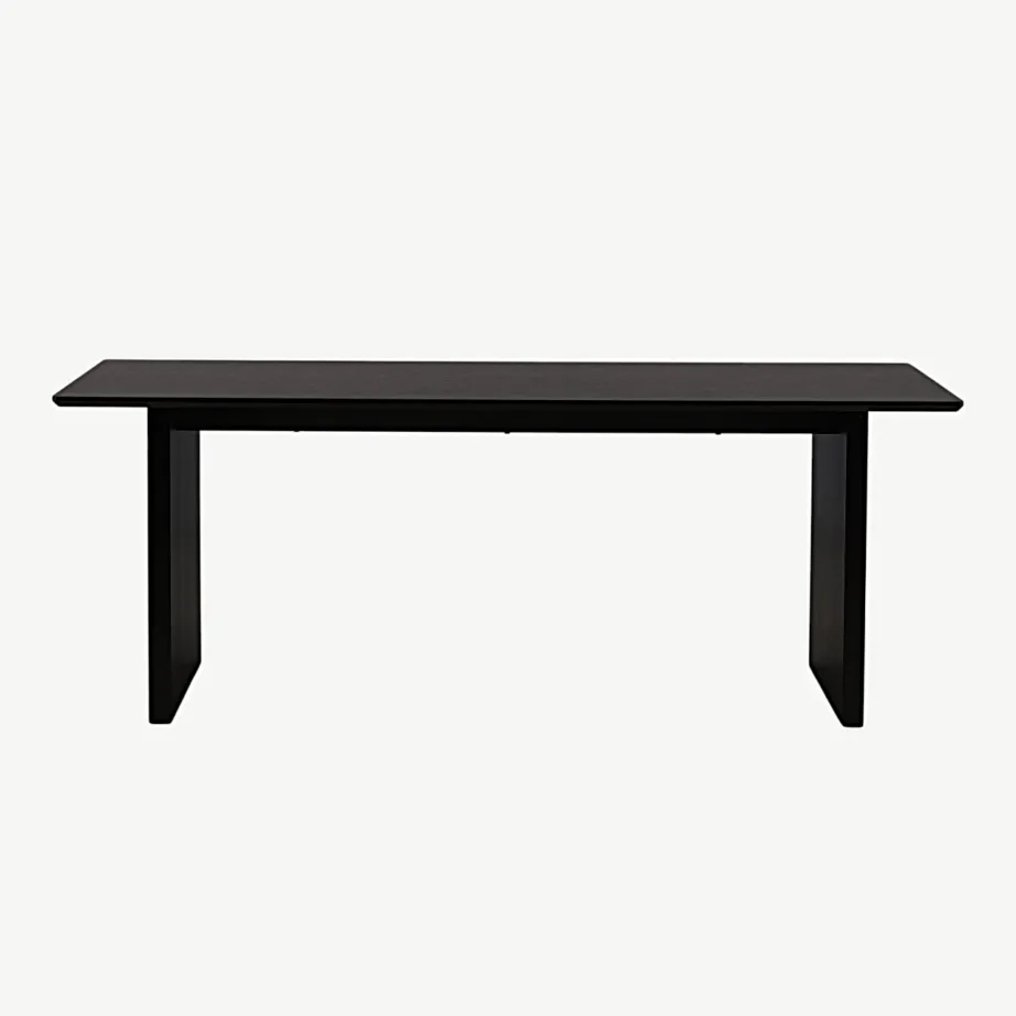 Must MDF-ist ristkülikukujuline söögilaud Vail, põhjamaise disainiga, 200×100 cm, 19996-250 – 5
