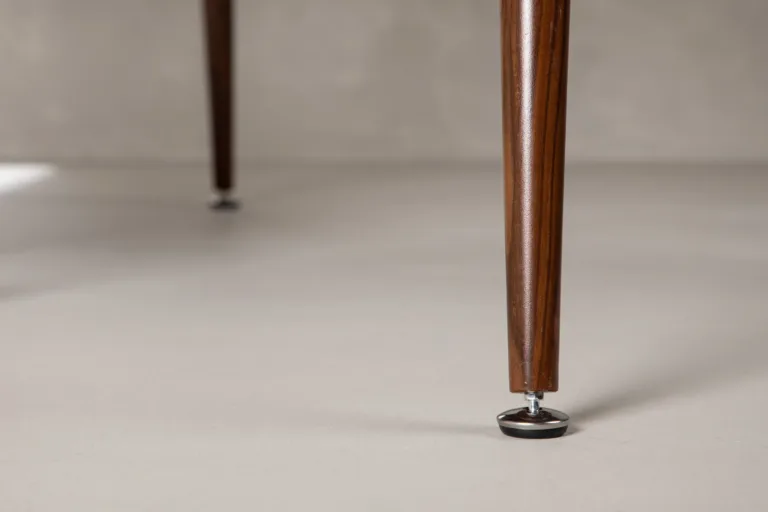Ovaalne tumepruun söögilaud Sanford, 180x90 cm (MDF, terasjalad) - 19996-340