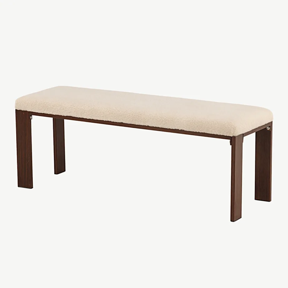 Chester pink, pähklipruun teras, valge buklee-kangas, 19999-014 – 5