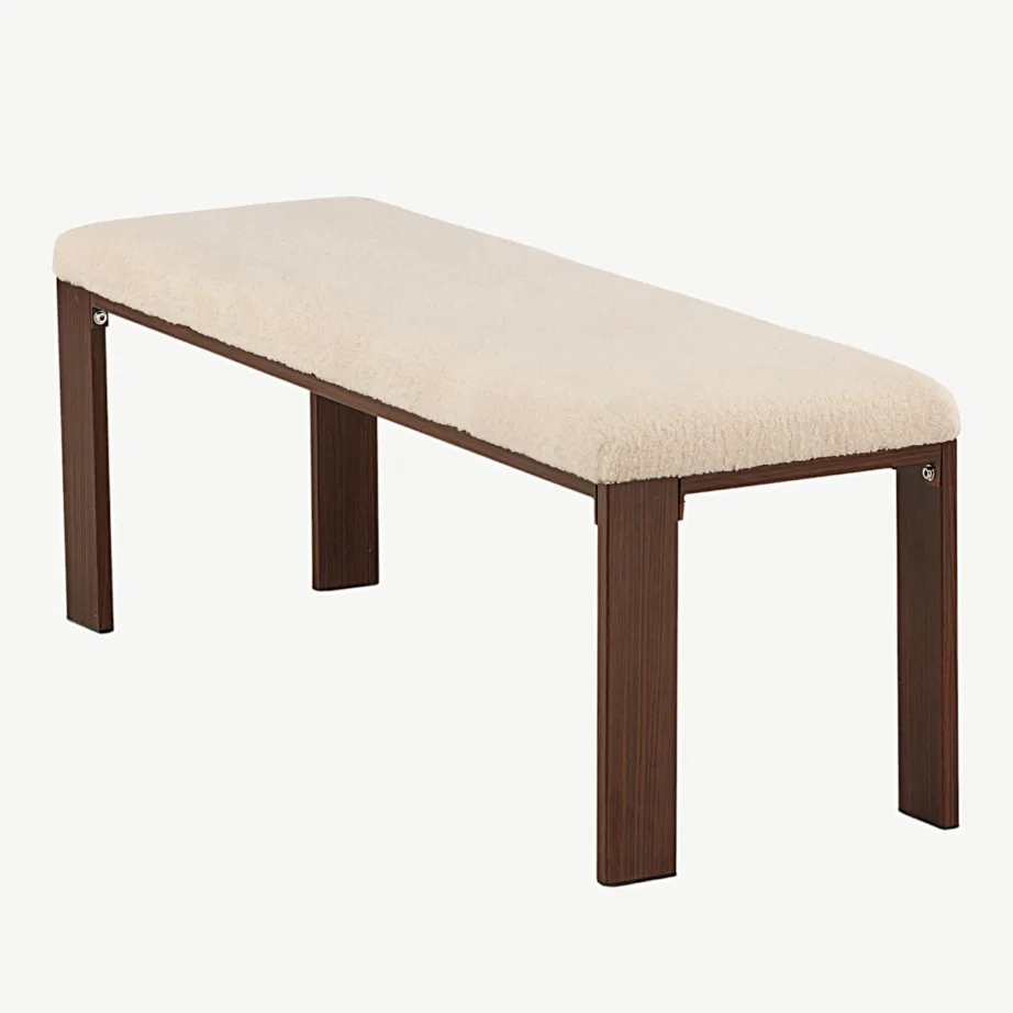 Chester pink, pähklipruun teras, valge buklee-kangas, 19999-014 – 6