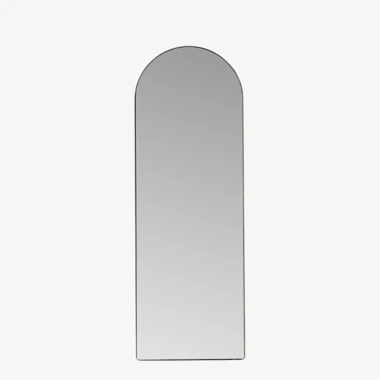 Suur ümaratipuline musta raamiga peegel Sarasota, 193 × 66 cm - 19999-051