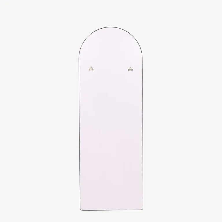 Suur ümaratipuline musta raamiga peegel Sarasota, 193 × 66 cm - 19999-051