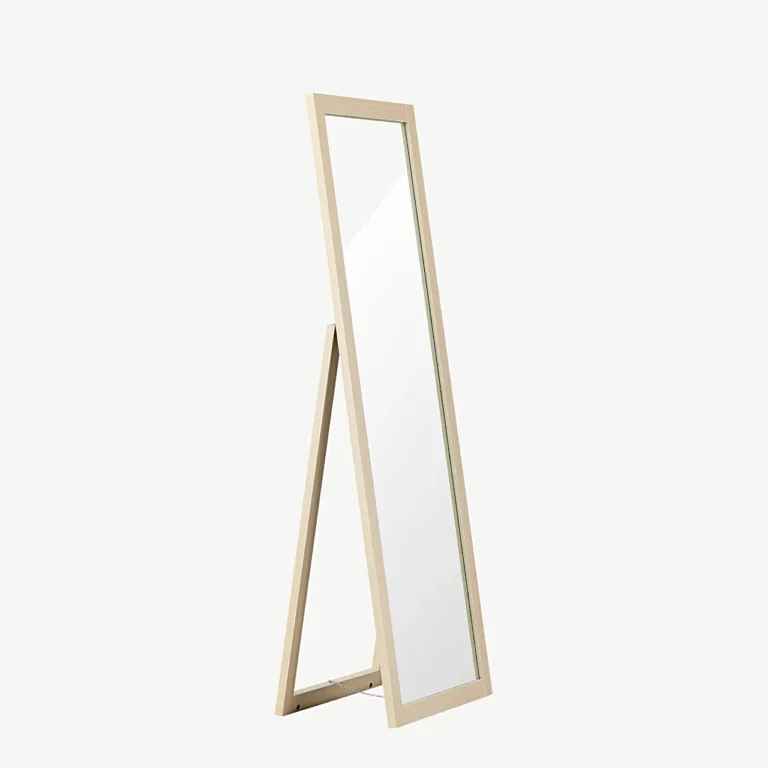 Valge peitsiga MDF-raamis peegel Sebring (55 × 170 cm) - 19999-130