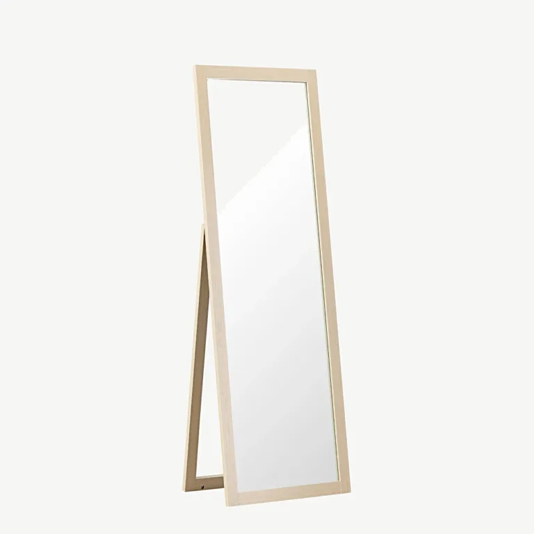 Valge peitsiga MDF-raamis peegel Sebring (55 × 170 cm) - 19999-130
