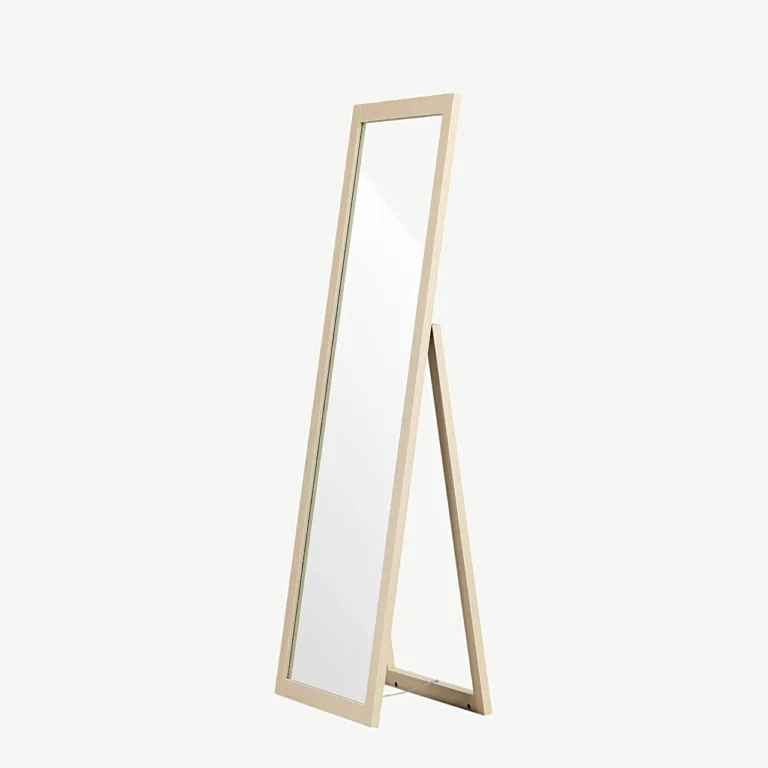 Valge peitsiga MDF-raamis peegel Sebring (55 × 170 cm) - 19999-130