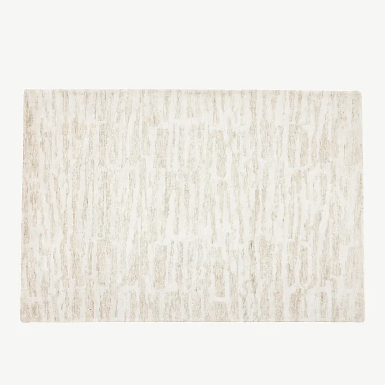 Beež ja valge Milos polüester-puuvillavaip 200×290 cm - 20004-112