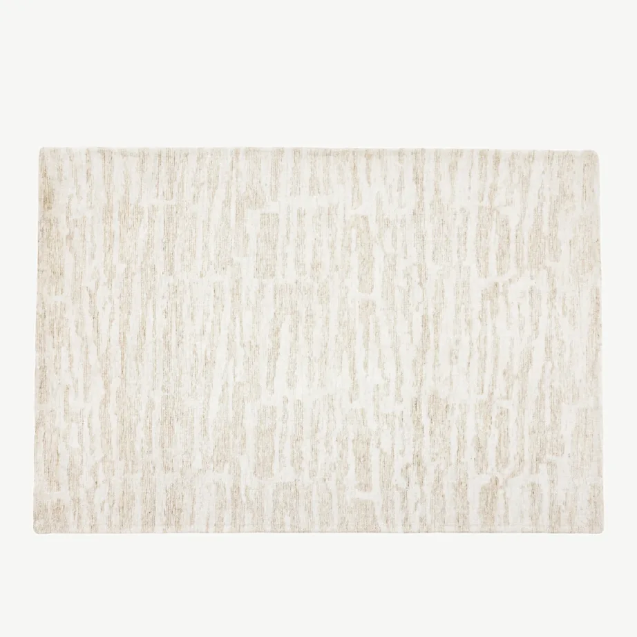 Beež ja valge Milos polüester-puuvillavaip 200×290 cm, 20004-112 – 2