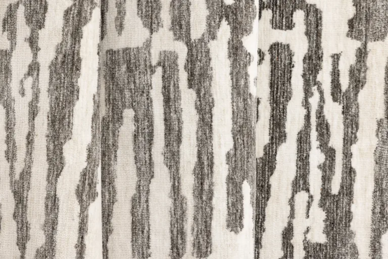 Hall-valge lühikarvaline vaip Milos 160 × 230 cm (puuvill/polüester) - 20005-110