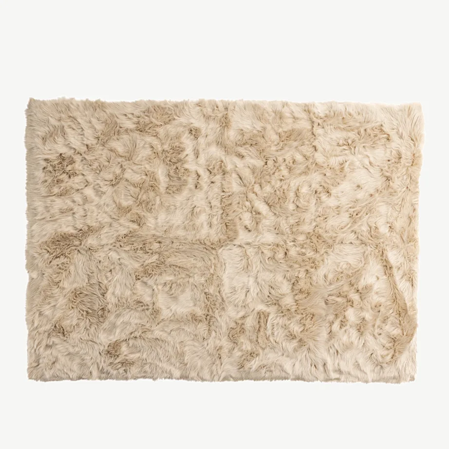 Beež kunstkarusnahkne vaip Katy, 230 × 160 cm, 20010-102 – 2