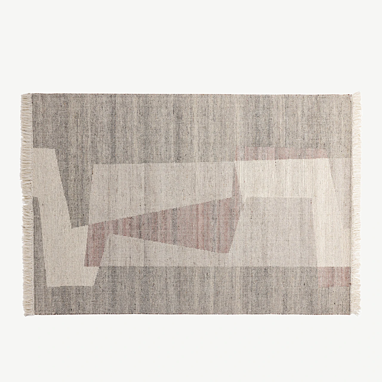 Abstraktse mustriga beež-hall villasegu elutoa vaip Rio, 230x160 cm - 20019-102