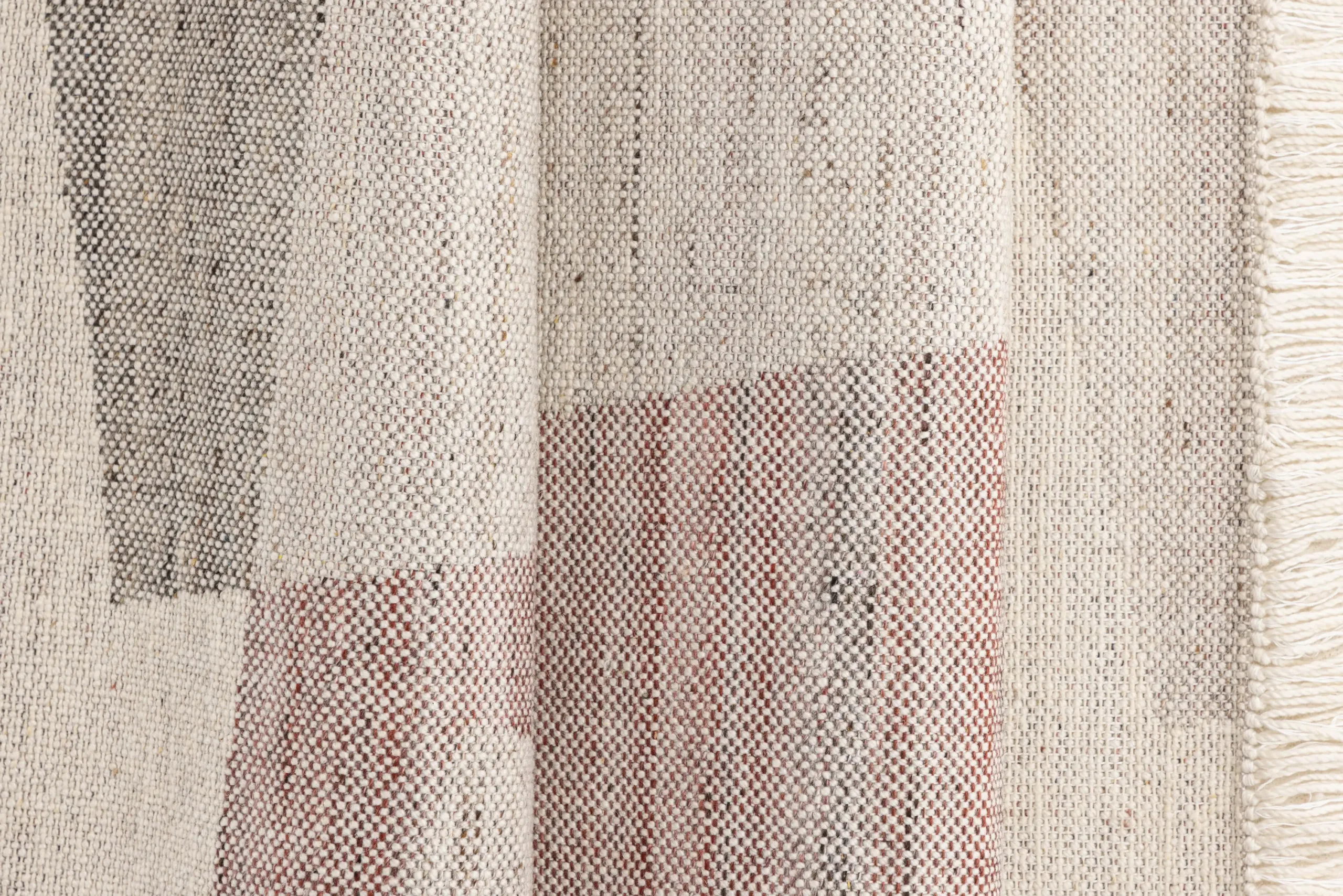 Abstraktse mustriga beež-hall villasegu elutoa vaip Rio, 230x160 cm - 20019-102