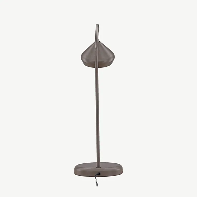 Terasest mokkatooni lauavalgusti Isaberg lülitiga, 52 cm - 20021-101