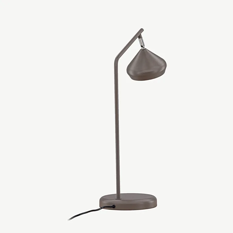 Terasest mokkatooni lauavalgusti Isaberg lülitiga, 52 cm - 20021-101