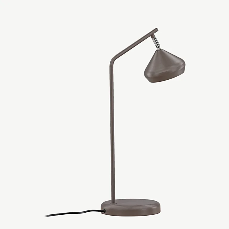 Terasest mokkatooni lauavalgusti Isaberg lülitiga, 52 cm - 20021-101