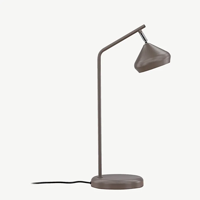 Terasest mokkatooni lauavalgusti Isaberg lülitiga, 52 cm - 20021-101