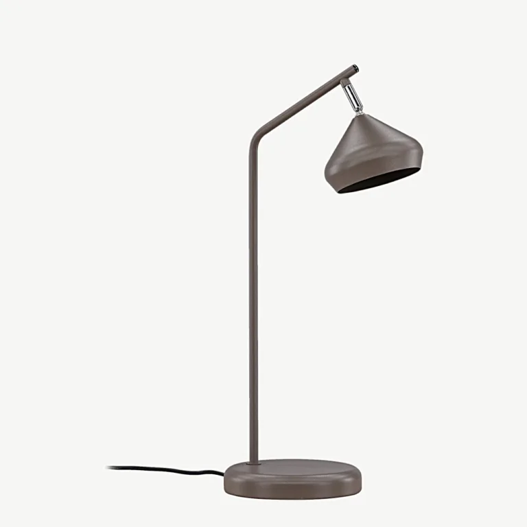 Terasest mokkatooni lauavalgusti Isaberg lülitiga, 52 cm - 20021-101