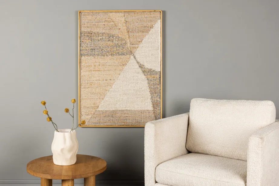 Beež geomeetrilise mustriga džuudi-puuvillase seinavaip Patricia (70 × 100 cm), 20021-102 – 3