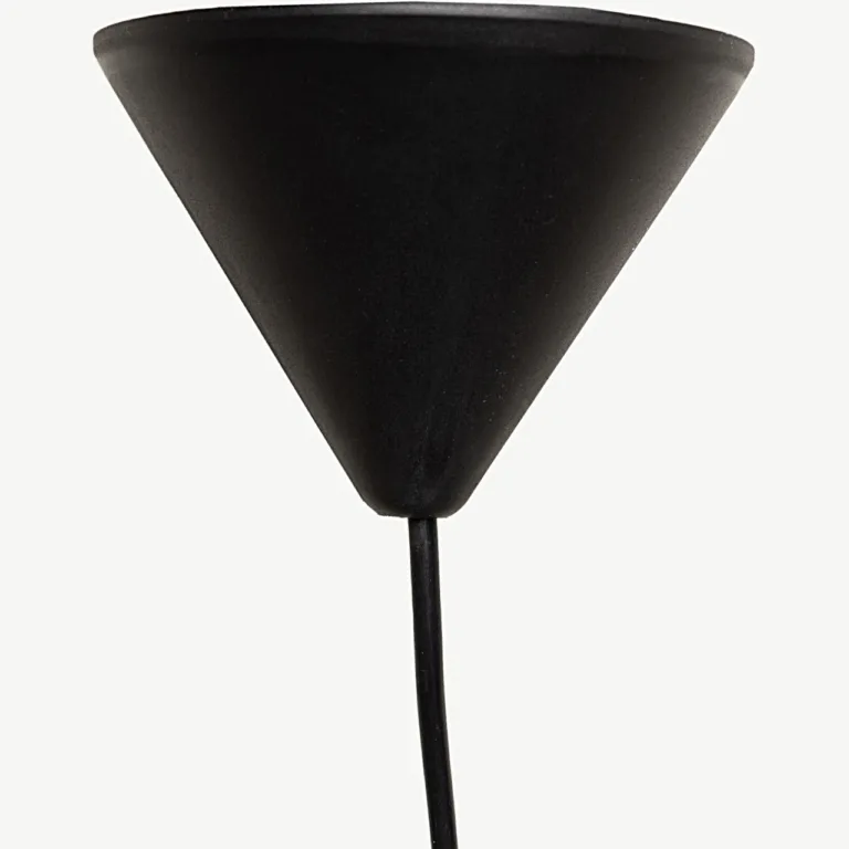 Högbyn mattmusta rippvalgusti vaskdetailiga, Ø30 cm - 20022-100