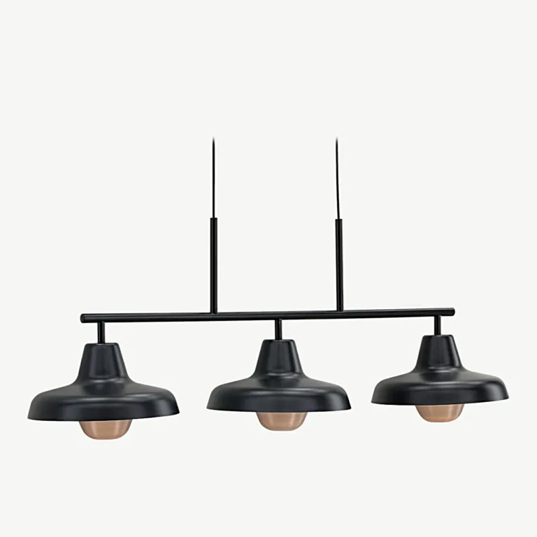 Kolmene mattmust ripplamp Stöten vasksed detailidega, reguleeritav kõrgus - 20023-100