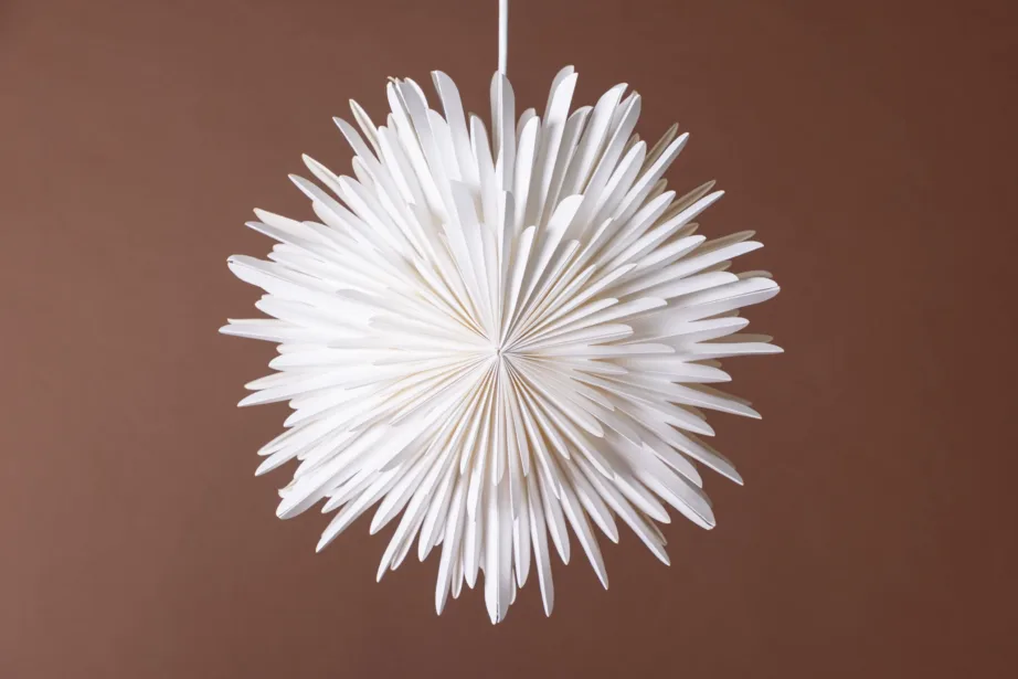 Valge tähekujuline paberist rippvalgusti Sälen, 35 cm, 20030-101 – 6