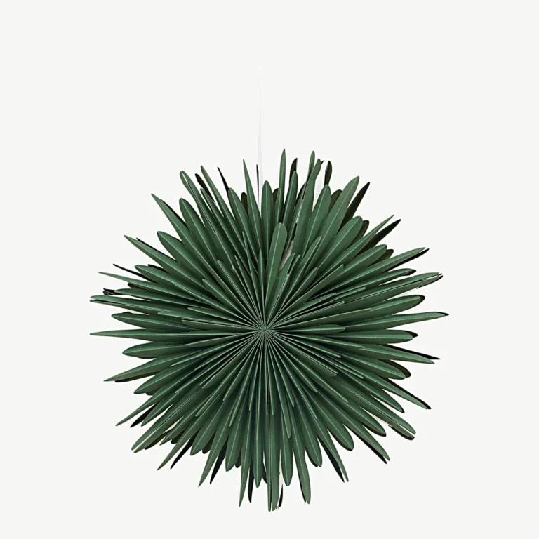 Roheline pabertähekujuline ripplamp Sälen, 46 cm - 20031-104