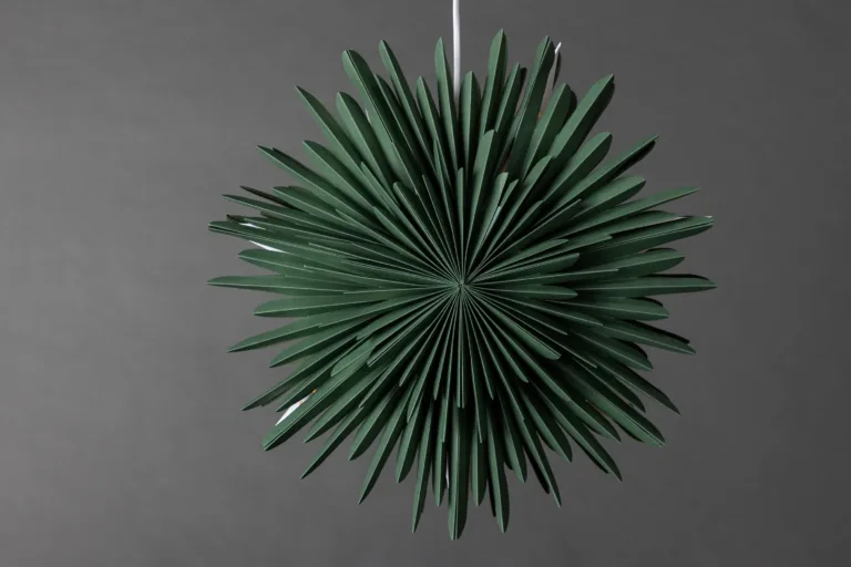 Roheline pabertähekujuline ripplamp Sälen, 46 cm - 20031-104