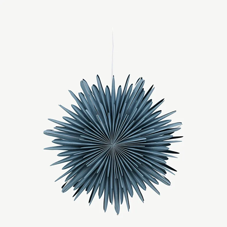 Sälen rippvalgusti, sinakashall pabertäht (ø46 cm) - 20031-166