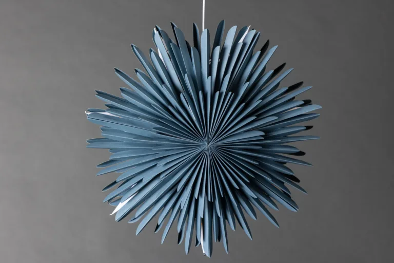 Sälen rippvalgusti, sinakashall pabertäht (ø46 cm) - 20031-166