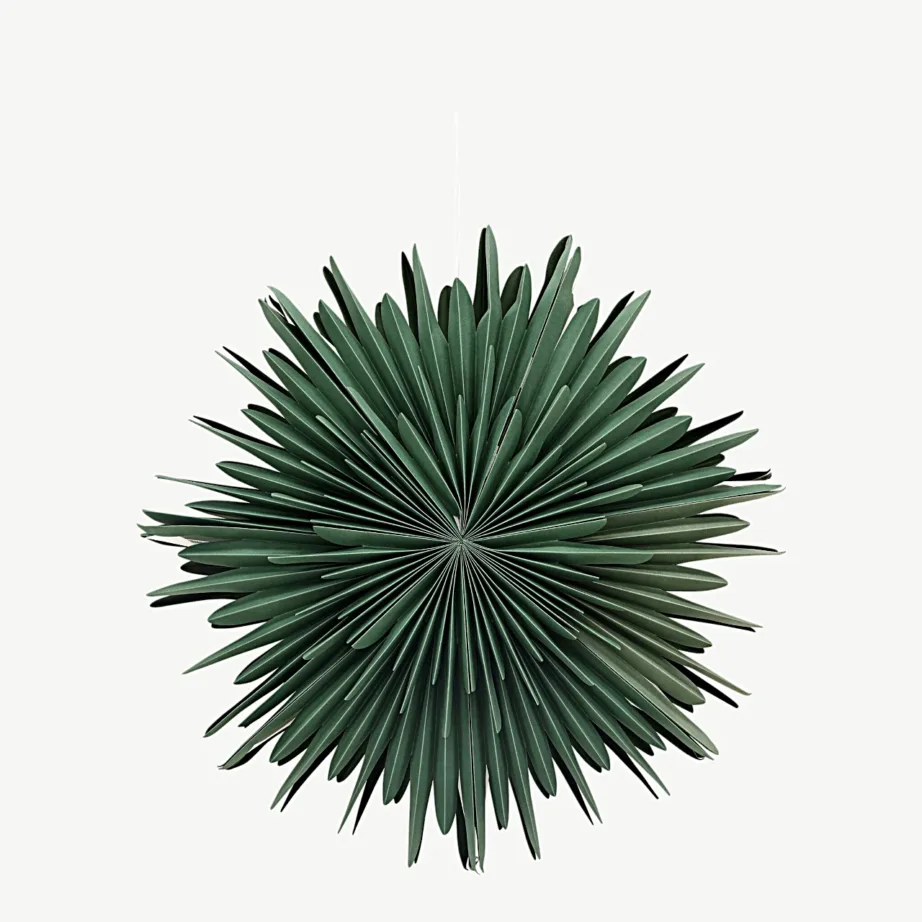 Rohelise paberiga rippvalgusti Sälen, ø60 cm, valge juhtmega, 20032-104 – 3