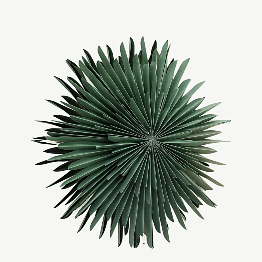 Rohelise paberiga rippvalgusti Sälen, ø60 cm, valge juhtmega, 20032-104 – 4