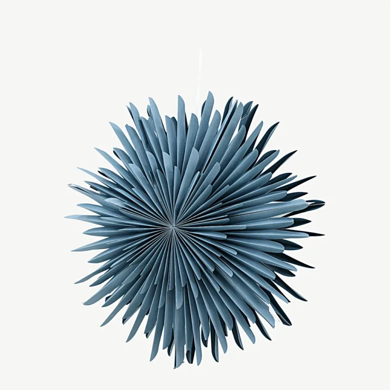 Sälen rippvalgusti, sinakashall pabertäht (ø60 cm) - 20032-166