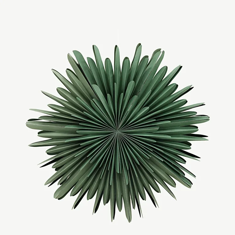 Roheline pabertähest rippvalgusti Sälen (Ø80 cm) - 20033-104