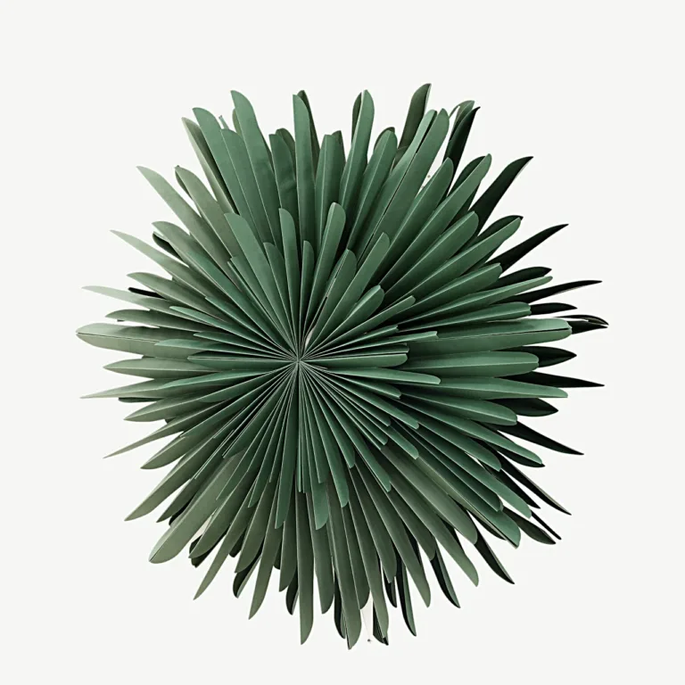 Roheline pabertähest rippvalgusti Sälen (Ø80 cm) - 20033-104