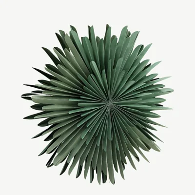 Roheline pabertähest rippvalgusti Sälen (Ø80 cm) - 20033-104